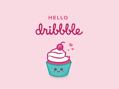 My Delicious Debut cherry cupcake cute food debut dessert food heart sweet