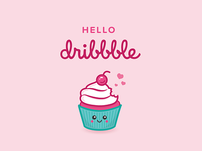 My Delicious Debut cherry cupcake cute food debut dessert food heart sweet