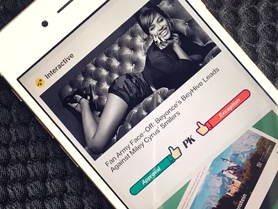 juzi Entertainment Vote card colour icon ui vote