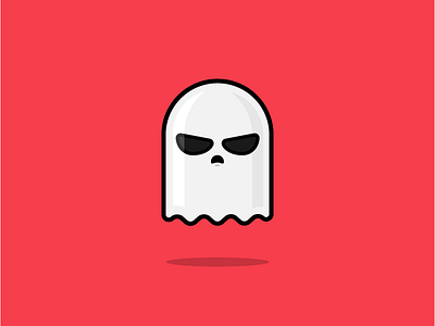 Mad #2 angry cartoon flat ghost illustration illustrator mad svg vector