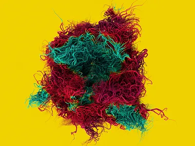 Q alphabet color houdini fx particles