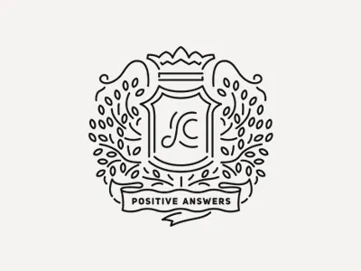 Coat of arms for business couch coaching coat of arms logo logotype monogram shield