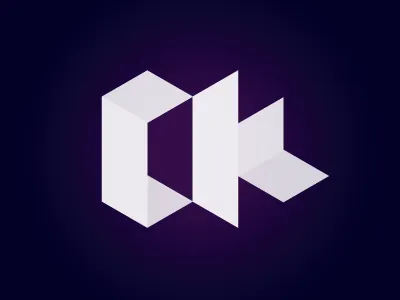 V2 3d 3d letters geometry