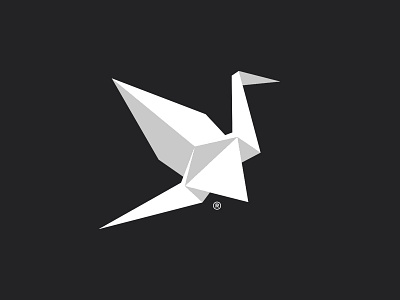 Release the Prodigy bird brvnd charity collection crane kostadin link logo mark origami typography