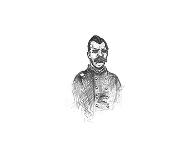Civil War Man america civil war drawing pencil shading sketch soldier texture usa