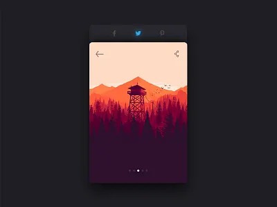 Social Share android app illustration ios mobile share social