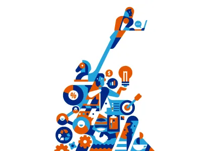 Jump data illustration jump wall