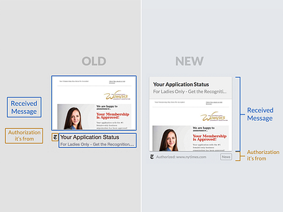 Breaking Down a Redesign email interface mail pro productivity redesign web app