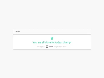 Done calendar done empty state happy list task to do today ui ux