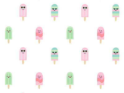 Popsicles cute design graphic design illustration pattern popsicles summer surface