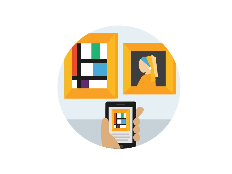 Smartphone Beacon Illustrations airport flat location museum nearby phone sushi tech