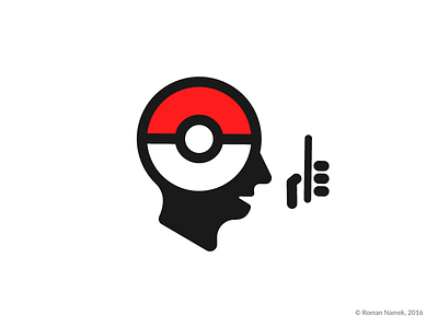 Pokeman identity logo logo mark logotype man minimalism mobile monogram pokeball pokemon pokemongo symbol