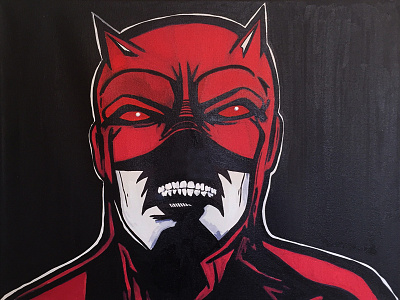 Daredevil acrylic daredevil hells kitchen heroes marvel