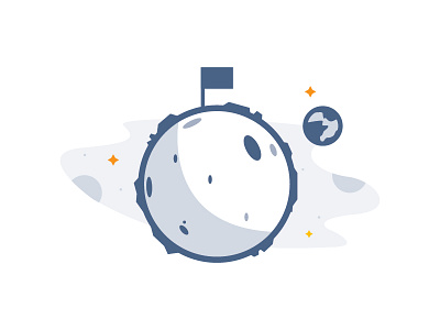 Moon graphic icon illustration moon vector