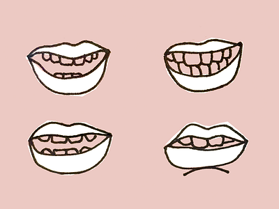 /lei/deez/nigh/t/ design illustration ladies night lips pronunciation sketch