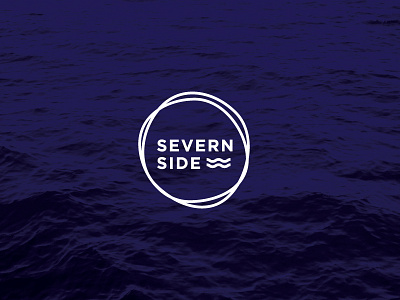 Severn Side Logo blue branding logo school sea.