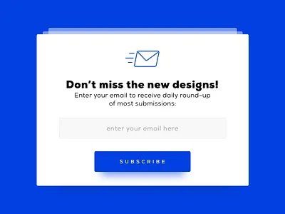 Subscribe - Daily UI #026 daily design email field minimal newsletter subscribe ui