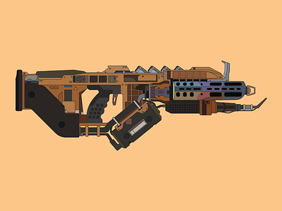 Purifier black fire firebreak flamethrower illustration ops specialist weapon