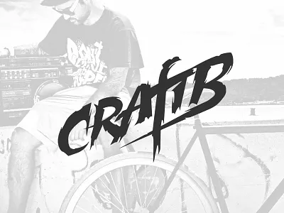 CraftB dj dj logo lettering logo logo design typo typography