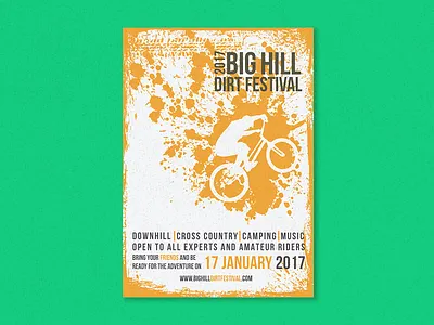 Mountain Bike Poster Presentation badge bicycle bike bike parts cycle flyer logo mountain poster vintage