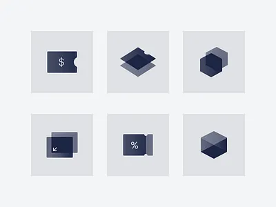 Iconography design geometric icons noise payment piano sharp sophisticated style ui