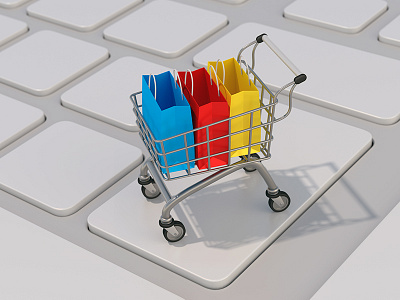 How about shopping 3d keyboard rendering shop shopping cart