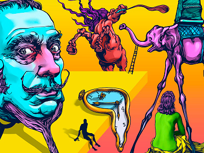 ~|Salvador|~ art dali poster salvador sur surrealism