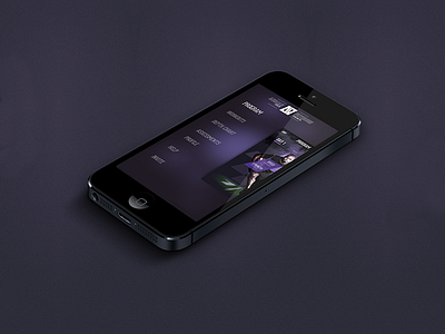 Adrian Peterson Driven adrian apple design football ios menu mobile nfl peterson sports ui ux