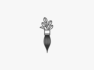 Botanical Brush botanical brush illustration line plant simple