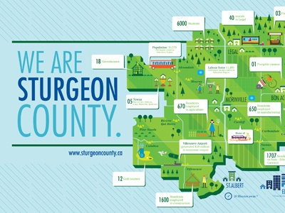 Info Graphic Map alberta infographic map rural