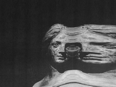 Sleeper Scan 2 album art band glitch low quality photography scan sculpture sleeper 72 statue stretch texture