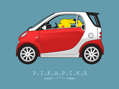 PIKAPIKA (Special Guest) anime car cute gaming kawaii parody pikachu pokemon pokemon go pop culture video game vintage