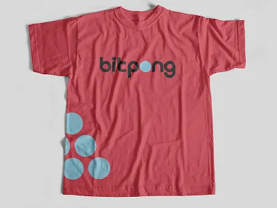 Bitpong T-Shirt beer brand branding color geometric identity pong shirt t shirt tee tee shirt
