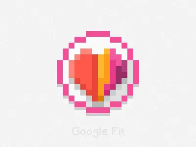 Google Fit | 16x16 Pixel Icon 16x16 art design fit google icon iconography illustration pixel visual