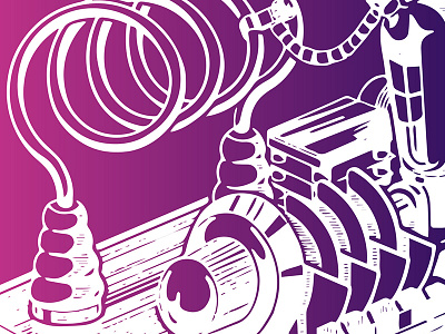 ANFR illustration interface design designer graphisme interface site internet website wip