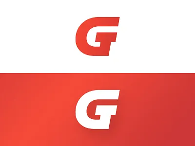 Monogram concept gt logo mark