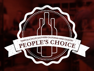 People's Choice Award Logo award choice design logo people temecula valley vector wine