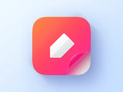 Dailyui005-Appicon app icon ios note pen