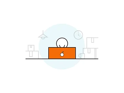 Sell your products online - Ambacht Icon ambacht craft icon illustration line online sale sell simple web website