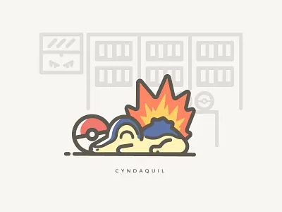 Cyndaquil anime cyndaquil illustration illustrator pokemon starters vector