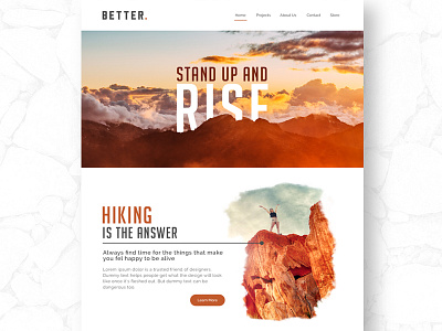 Rise Webdesign interface logo minimal rise ui ux web webdesign website