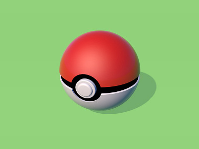 Pokeball 3d go pokeball pokemon