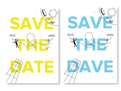 Save the date or Save the Dave? cards greeting save the date wedding