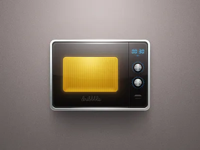 Microwave Oven app appliances application home icon kitchen logo microwave oven player smart ui