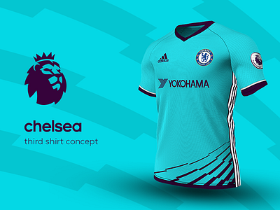 Chelsea Third Shirt by adidas adidas chelsea football jersey kit premier league soccer