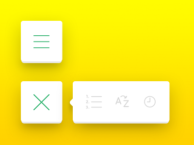Dropdown - DailyUI 027 027 button challenge daily dailyui dropdown menu options ui ux