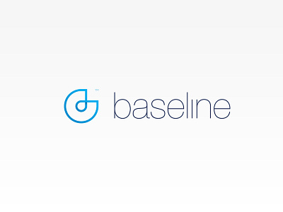 Baseline - Logo Design b blue health mark medical pharmaceutical thin