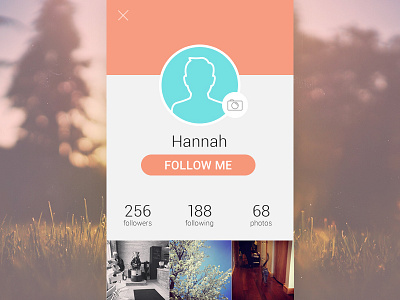 Daily UI #6 - User Profile daily ui mobile ui design user profile