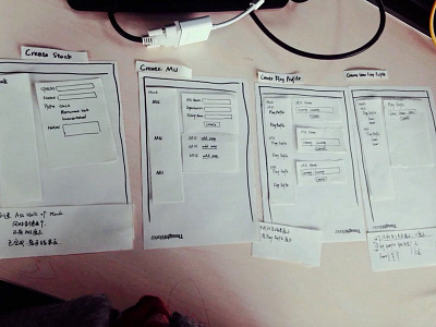 Paper Wireframe paper wireframe