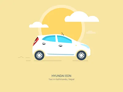 Taxi in Kathmandu (Hyundai EON) car hyundai eon kathmandu nepal taxi vehicle